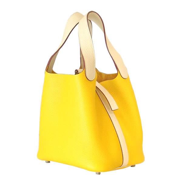 hermes Picotin PM Togo Leather yellow